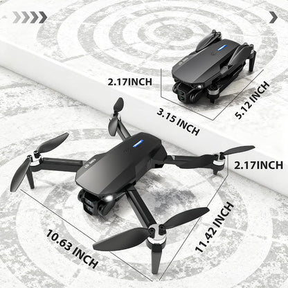 Drone with Screen on Controller, Ideal Toy Gift for Adults & Kids | 4.3" Screen Remote Control Drones, 1080P Drone with Camera, Live Video RC Quadcopter, One Key Start for Beginner, 3 Batteries