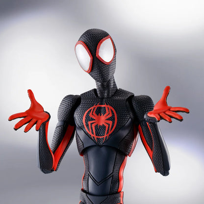 Spiderman 2099 Ct Action Figure across the Universe SHF Miguel O'Hara Spiderman Miles Morales Gwen Stacy Action Figures Toy Gift