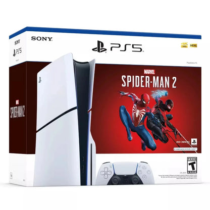 Unleash Your Inner Hero with the PlayStation 5 Console - Marvel's Spider-Man 2 Slim Bundle!