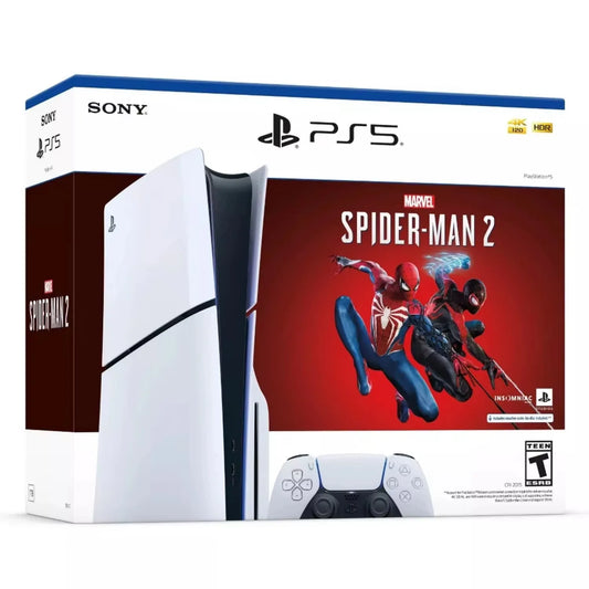 Unleash Your Inner Hero with the PlayStation 5 Console - Marvel's Spider-Man 2 Slim Bundle!