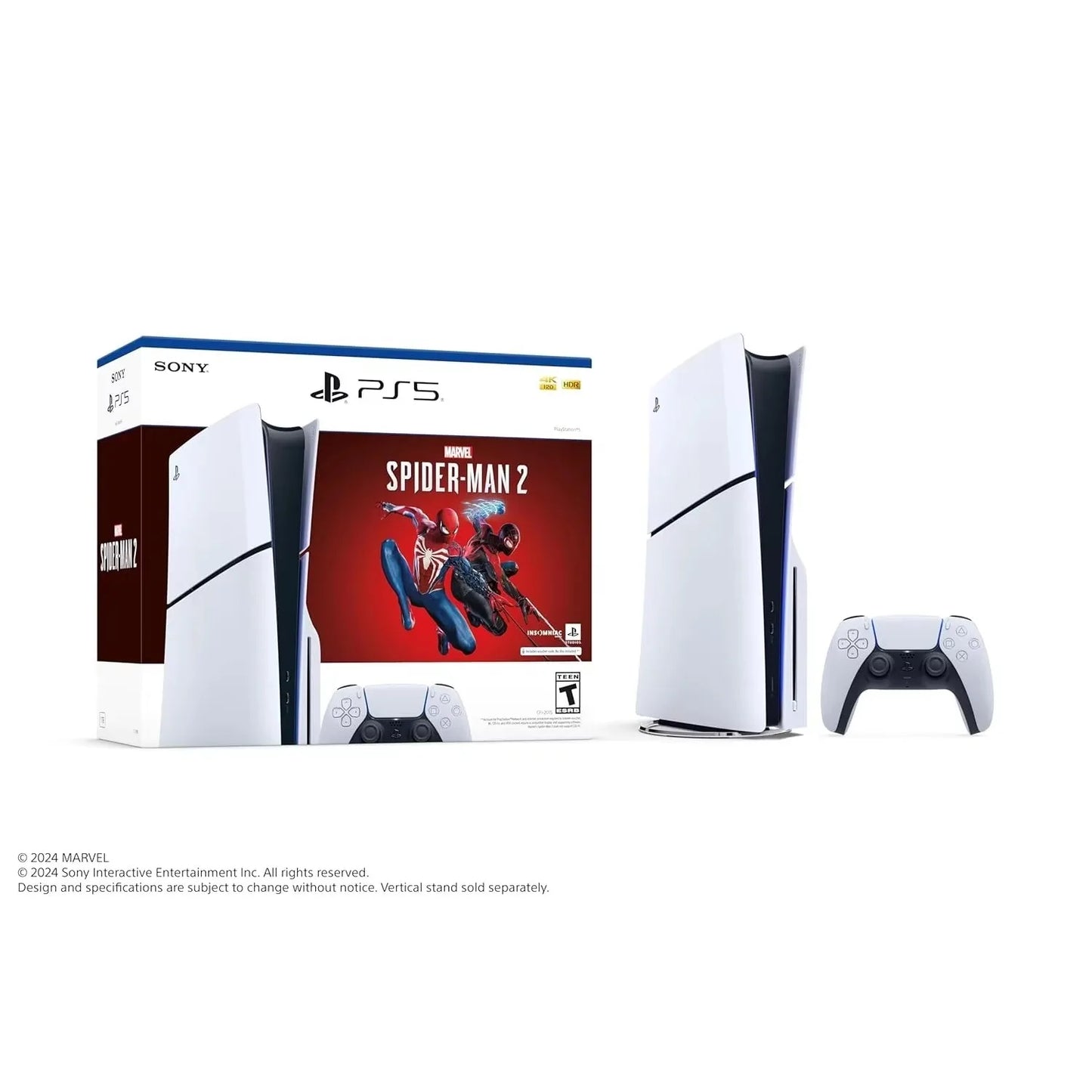 Unleash Your Inner Hero with the PlayStation 5 Console - Marvel's Spider-Man 2 Slim Bundle!